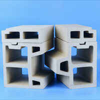 Cordierite Mullite Extruded Perimeter Blocks - 25% Porosity, High-Temperature Resistance & Excellent Thermal Shock Resistance | Reliable Industrial Refractory Solutions