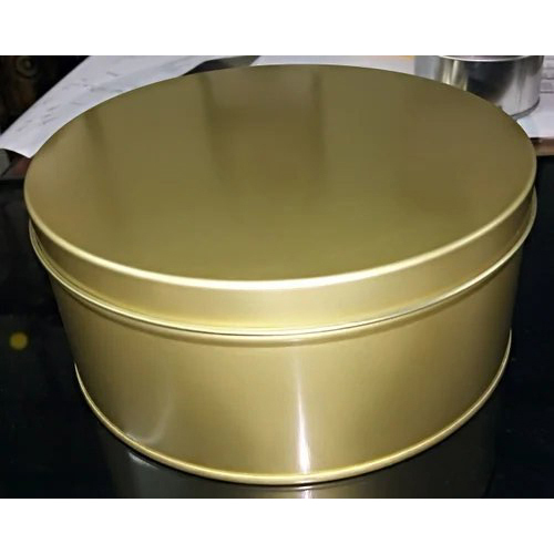 Plain Cookies Tin Container