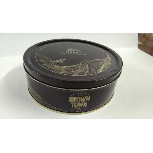 Plum Cake Tin Pack - Color: Chocolate Brown