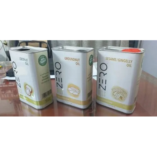Printed Oil Tin Container