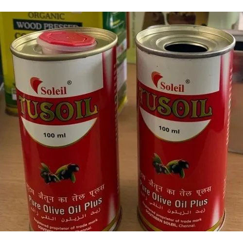 Olive Oil Tin Can - Capacity: 100 Milliliter (Ml)