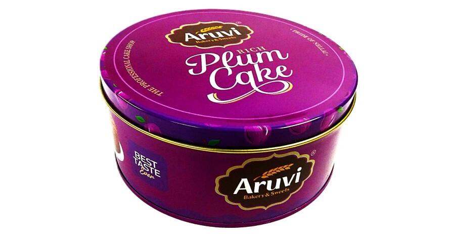 Premium Cake Tin Box - Color: Purple