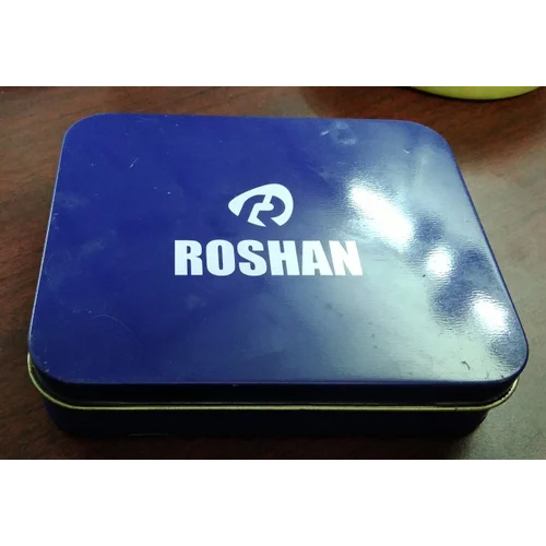 Wallet Tin Container - Color: Blue