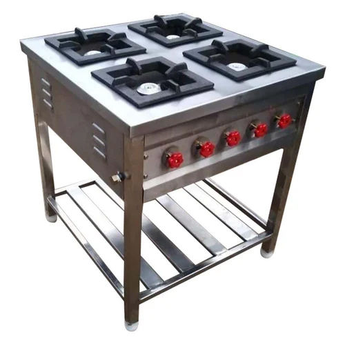 Four Burner Gas Range Application: Burn