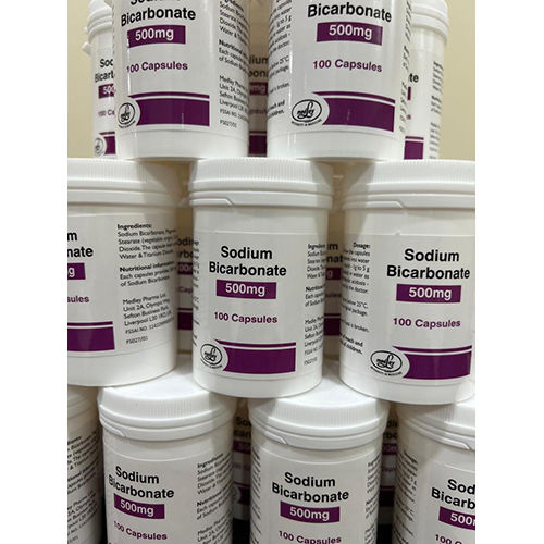 500Mg Sodium Bicarbonate Capsules General Medicines