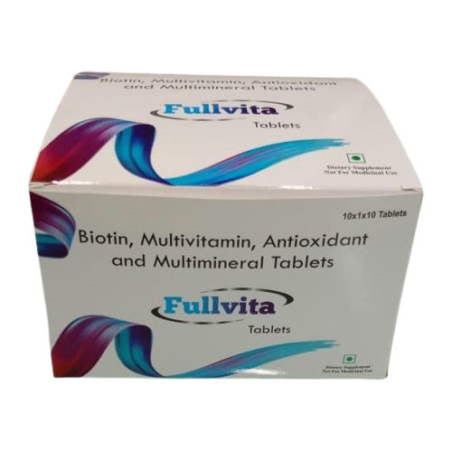 Biotin Multivitamin Antioxidant And Multimineral Tablets General Medicines