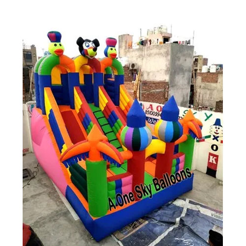 Inflatable Jumping Sliding Bouncy - Color: Multi