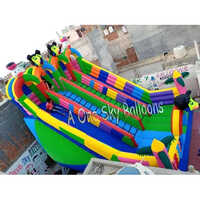 Sliding Bouncy Balloon - Durable Waterproof Nylon, Custom Size & Shape, Multi-color Fun Toy For 3-10 Years Old