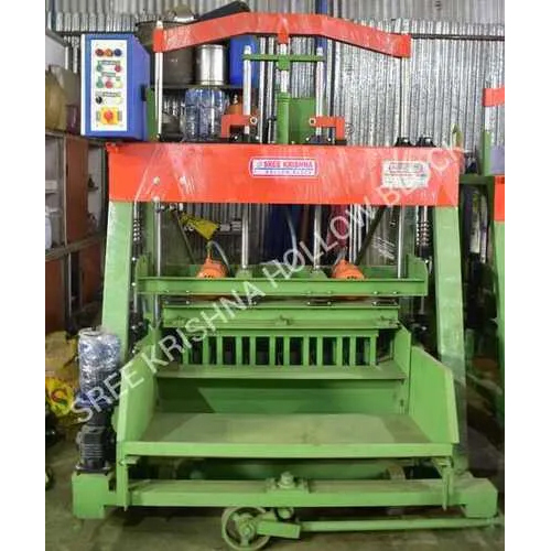 Semi-automatic Concrete Block Machine - Dimension (l*w*h): 12*8*4 Inch (in)