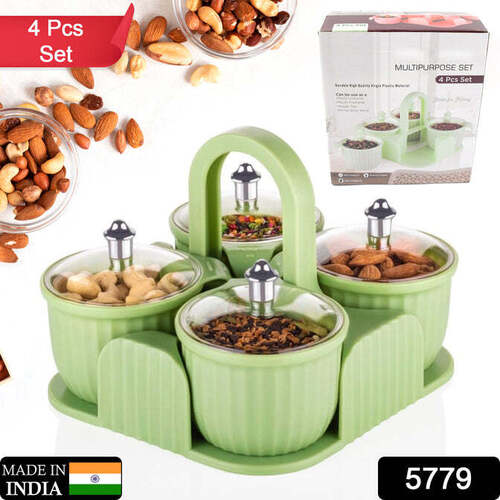 MULTIPURPOSE JAR DRYFRUIT SET, CANDY, CHOCOLATE, SNACKS STORAGE JAR