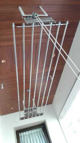 Roof mounted cloth drying hangers in Keleswaram Kerala