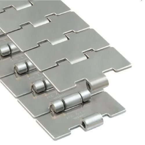 Slat Conveyor Belt - Color: Silver