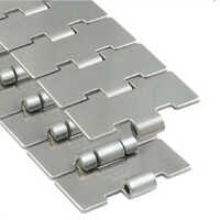 Slat Conveyor Belt - Stainless Steel, 1500 Millimeters Width, Silver Color | Industrial Use, Warranty Included