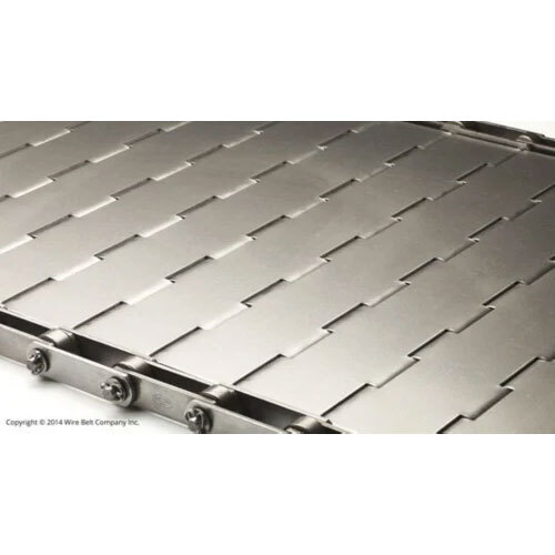 Chip Conveyor Belt - Color: Silver