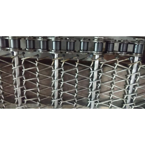 Wire Mesh Conveyor Belt - Stainless Steel, 40-100 mm Width | Silver Color, Warranty Included