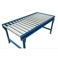 Ms Roller Conveyor - Ms Material, 60 M/m Speed, Silver Color | Reliable For Heavy Material Handling In Industrial Settings, Warranty Included