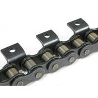 Conveyor Attachment Chain - Ms Material, 1 Inch Size, Silver Color | Industrial Strength, Reliable Warranty