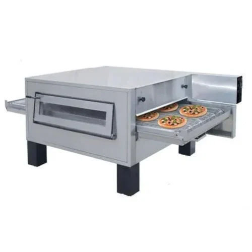 Grey Automatic Conveyor Pizza Oven