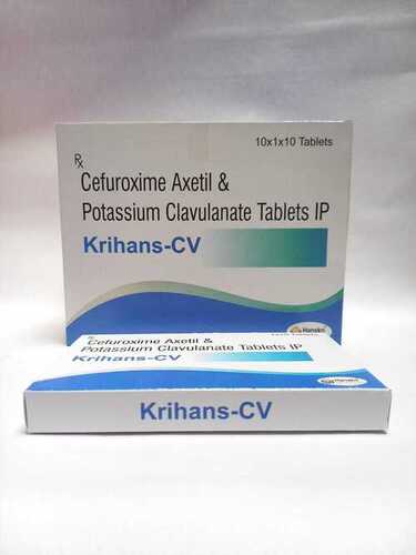 Cefuroxime Axetil  Potassium Clavulanate Tablets IP