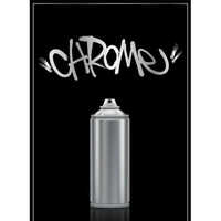 Chrome Spray Paint - Durable Formula, High-gloss Finish, Quick-drying, Easy Application