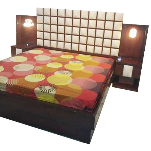 Handmade Modern Antique Wooden Double Bed