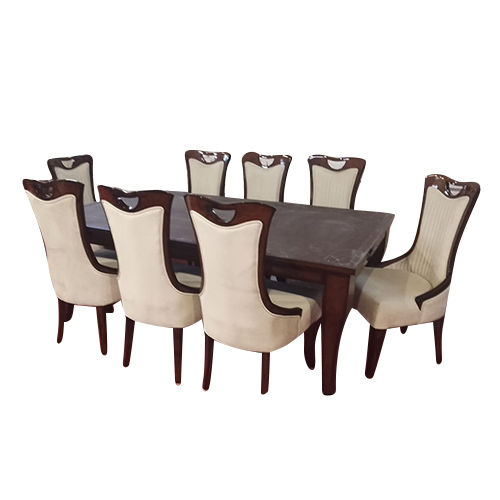 Handmade 8 Seater Fancy Wooden Dining Table Set