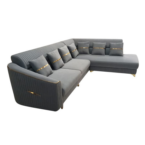 7 Seater Rexin L Shape Sofa