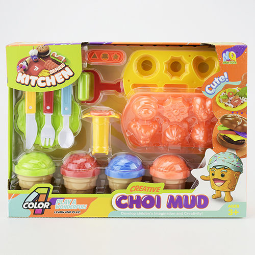 Artificial Play Dough Cake Toys Set