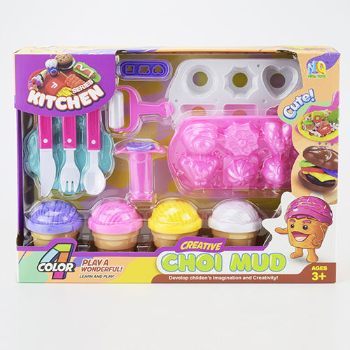 Artificial Girls Play Dough Cake Toys Set