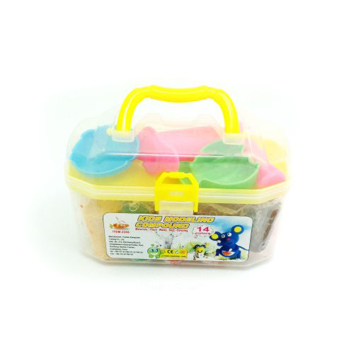 Kids 14 Colors Dough With Toys - Material: Clay