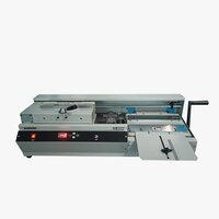 Semi Automatic Desktop Glue Binding Machine With Binding Thickness (30-40mm)