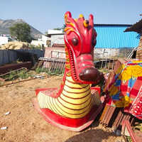 Frp Dragon Jhulla - High Safety Outdoor Game Equipment For Children | Fun Dragon Design, Power-free, Durable Material