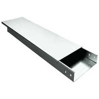 Gi Cable Raceway - Gi Perforated Cable Tray, 2500mm Length X 50-300mm Width X 25-150mm Depth, Silver, 1 Year Warranty, Ideal For Industrial Applications