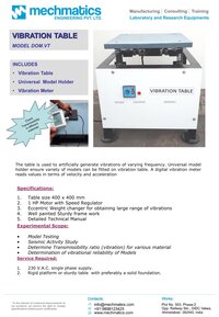 Earthquake And Vibration Simulator