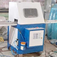 Heavy Duty Automatic Upvc & Aluminium Cutting Machine - 500 Mm Blade Size, Blue Color, Full Automatic Function, 800 Kg Weight, 220 Volt Voltage, 1 Year Warranty