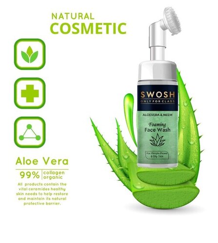 Swosh Neem-Aloevera Foaming Facewash