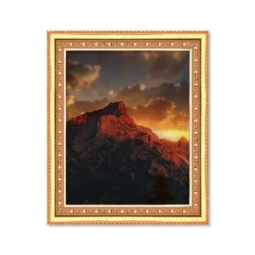 Royal Golden Picture Frame - Frame Color: As Per Requirement