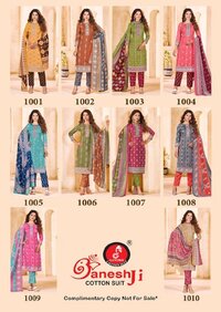 GaneshJi Sahiba Vol-1  Dress Material