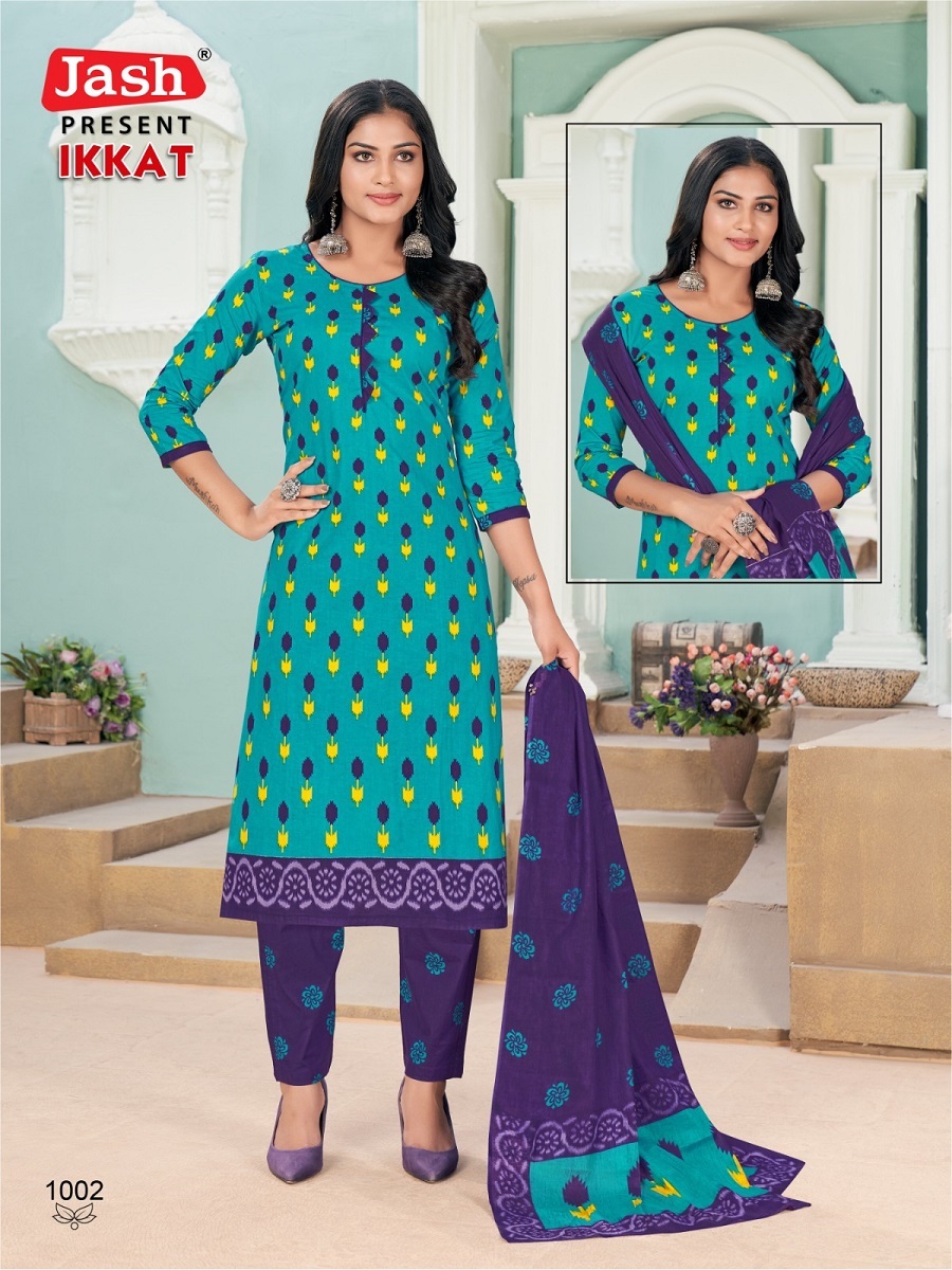 Jash Ikkat Vol-1 Kurti Pant With Dupatta