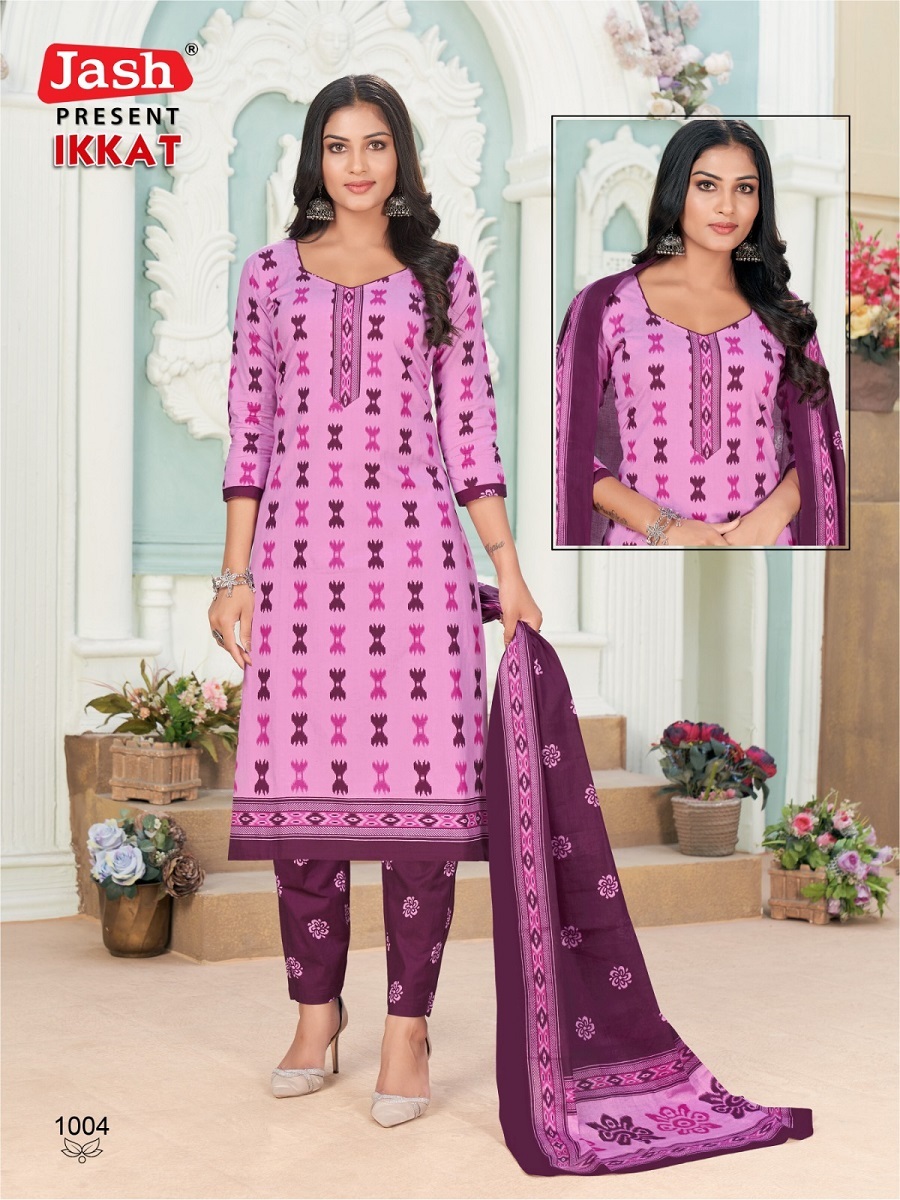 Jash Ikkat Vol-1 Kurti Pant With Dupatta