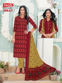 Jash Ikkat Vol-1 Kurti Pant With Dupatta