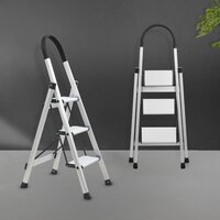 ALUMINIUM PREMIUM SILVER 3 STEP LADDER