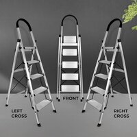 ALUMINIUM PREMIUM SILVER 5 STEP LADDER