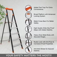 Blackbourne 5 Step Ladder - Feature: Heavy Duty