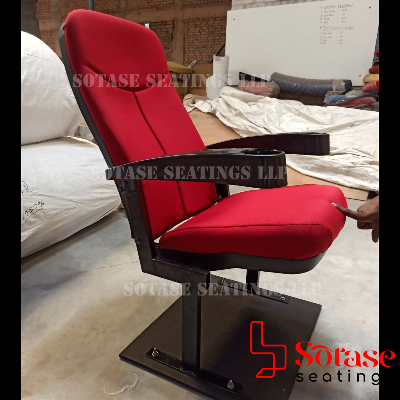 Sotase Tip-Up Auditorium Chair Without Side Panel