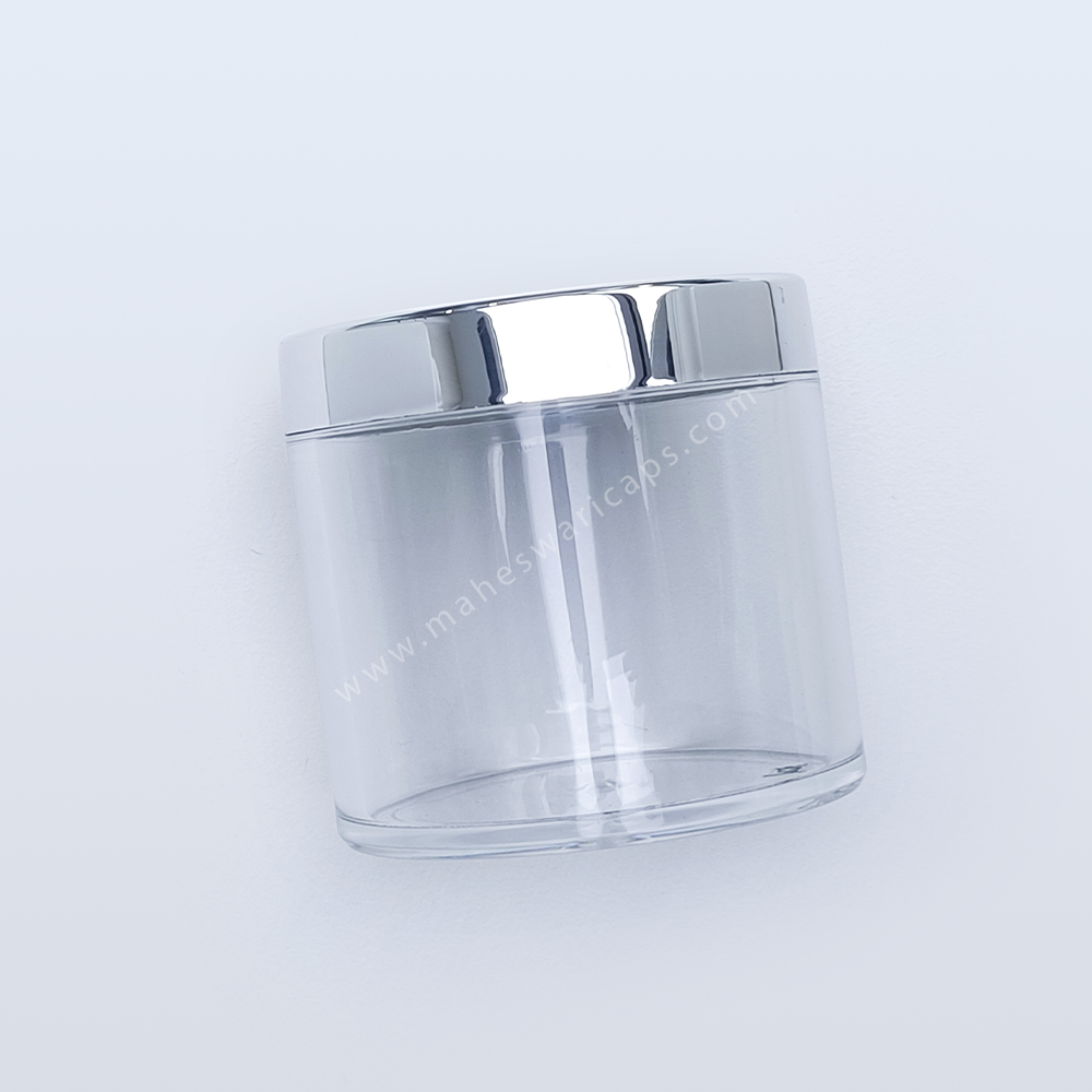 100gm Acrylic Jar with Golden Cap