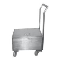 Stainless Steel Weight Box Trolleys - Color: Silver