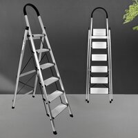 ALUMINIUM PREMIUM SILVER 6 STEP LADDER