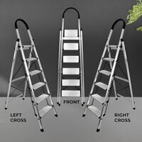 ALUMINIUM PREMIUM SILVER 6 STEP LADDER