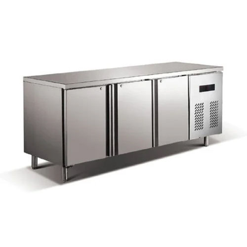 Grey 3 Door Under Counter Chiller Freezer